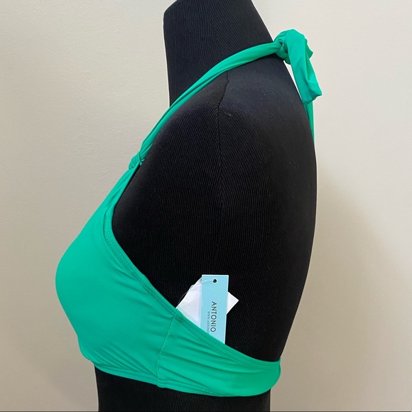 Antonio Melani Green Swimsuit Bikini Top - Picture 2 of 5